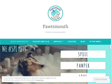 Tablet Screenshot of pawtsmouth.com